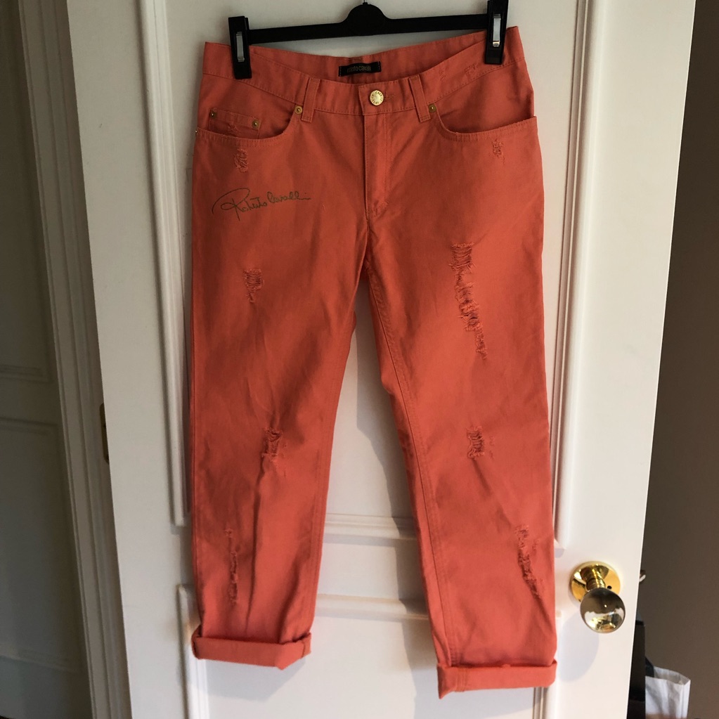 Brand New Roberto Cavalli Boyfriend Style Jeans